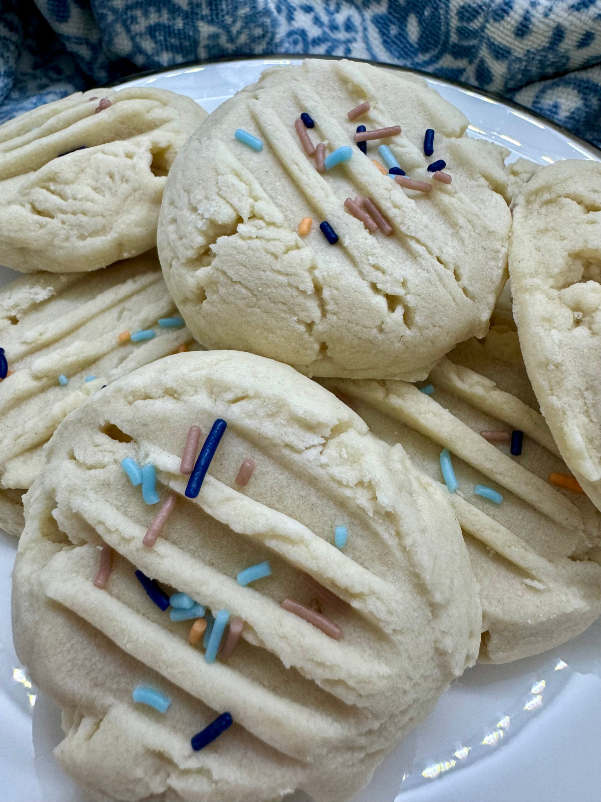 Whipped Shortbread Cookies