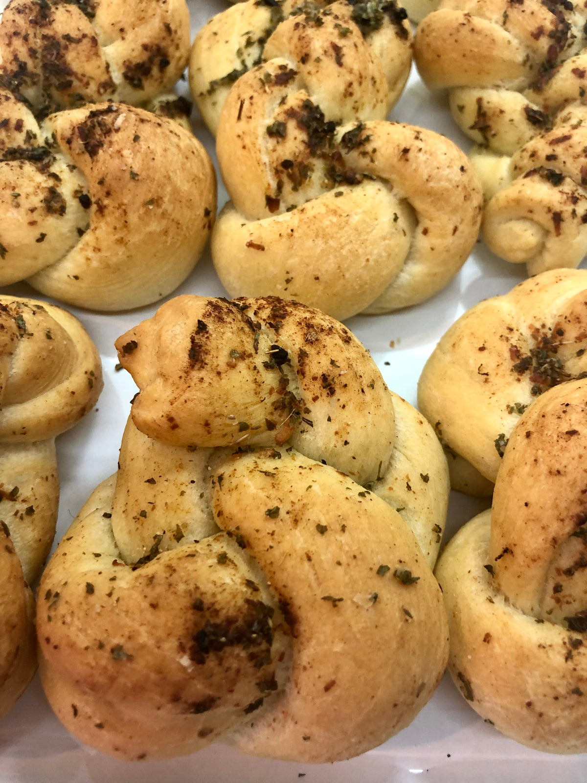Garlic Parmesan Knots