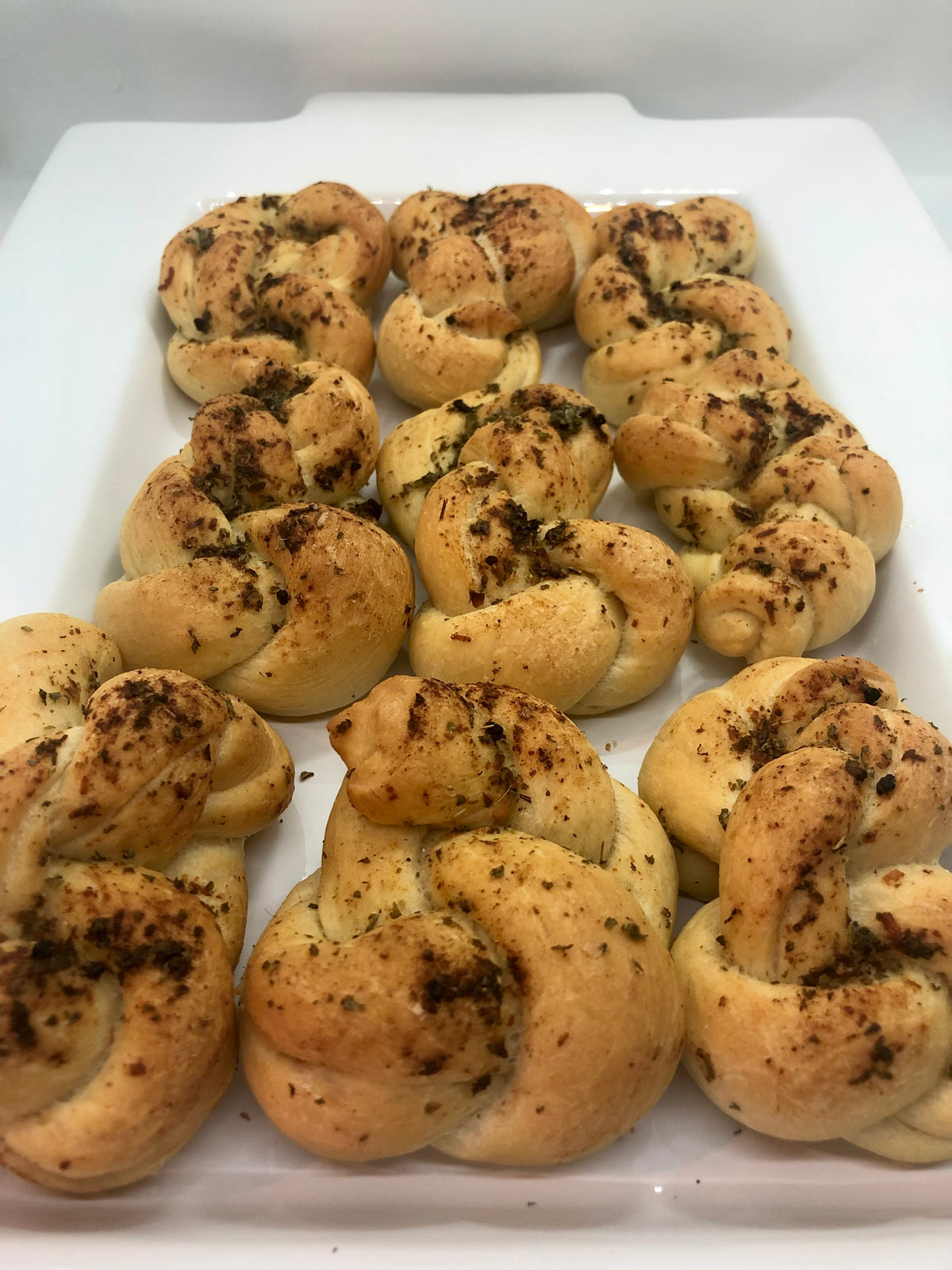 Garlic Parmesan Knots